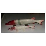Vintage Bear Creek Bait Ice King Spearing Fish Decoy