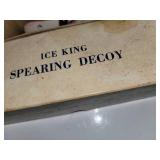 Vintage Bear Creek Bait Ice King Spearing Fish Decoy