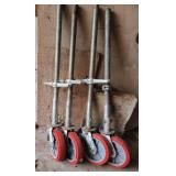 8" Scaffold Casters ~ set of 4