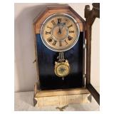 Decorative Vintage Style Wall Clock with Pendulum and Roman Numerals