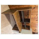 Wood Student Desk with Hutch and Matching Chair