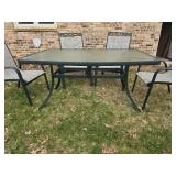 Outdoor Patio Dining Table with 6 Chairs