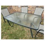 Outdoor Patio Dining Table with 6 Chairs