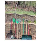 Assorted Lawn and Garden Tools Group
