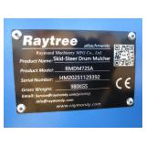 Raytree 72" Skid Steer Forestry Drum Mulcher