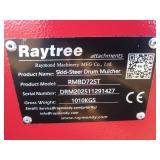Raytree 72" Skid Steer Forestry Drum Mulcher