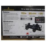 LandHonor 72" Skid Steer Harley Power Rake Soil Conditioner