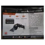 Wolverine 28" Skid Steer Articulating Stump Grinder