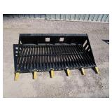 Wolverine 72" Skid Steer Skeleton Rock Bucket