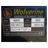 Wolverine 78" Skid Steer Skeleton Rock Bucket