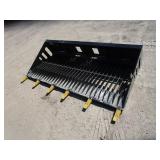 Wolverine 84" Skid Steer Skeleton Rock Bucket
