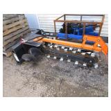 Wolverine 48" Skid Steer Trencher (for parts or repair see full description)