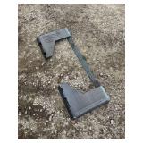 ECOTRIC 3/8" Thick Quick Tach Cut Out Mount Plate WOLVERINE 2026 Unused VR-11-66W