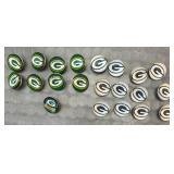 41 Sterling Silver Chains with 143 Snap Necklace Pendants and Many Themed Snaps