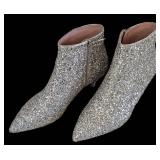 Kate Spade New York Martina Glitter Dress Booties - Size 7.5