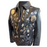 Coach Leather Biker Jacket Embellished / Coach Limited Edition Leather Biker Jacket