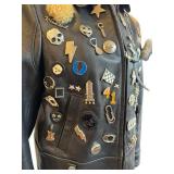 Coach Leather Biker Jacket Embellished / Coach Limited Edition Leather Biker Jacket