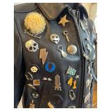 Coach Leather Biker Jacket Embellished / Coach Limited Edition Leather Biker Jacket
