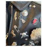 Coach Leather Biker Jacket Embellished / Coach Limited Edition Leather Biker Jacket
