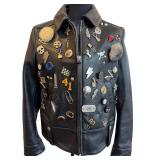 Coach Leather Biker Jacket Embellished / Coach Limited Edition Leather Biker Jacket