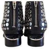 Alexander Wang Gabi Studded Leather Ankle Boots