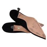 Prada Black Suede Pointed-Toe Kitten Heel Pumps / Prada Black Suede Pointed Toe Pump