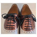 Gucci Two-Tone Wingtip Oxford Shoes - Made in Italy, Size 37