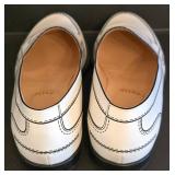 Christian Louboutin Paris White Leather Loafers - EU 37 1/2