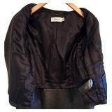 Coach Black Leather Western Rivets Moto Jacket