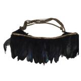 Feather Masks & 2" Feather Belt (Lot of 3)