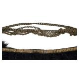 Feather Masks & 2" Feather Belt (Lot of 3)