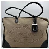 Prada Canvas Tote Bag