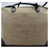 Prada Canvas Tote Bag