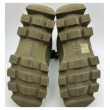 Prada Canvas Combat Boots - Lug Sole, Lace-Up, Women