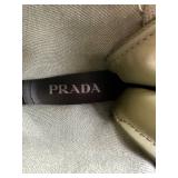 Prada Canvas Combat Boots - Lug Sole, Lace-Up, Women