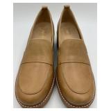 Naturalizer Darry Lug Sole Tan Leather Loafer - Women