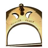 Vintage Gucci Horsebit Belt Buckle Gold & Silver Tone - Made in Italy