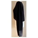 Reformation Cropped Black Sweater - Size M - 90% Recycled Cashmere, 10% Cashmere