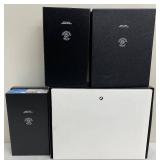 Chanel Gift Boxes (Lot of 4) - Empty Chanel Black Boxes for Decor or Repurposing!