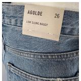 AGOLDE Low Slung Baggy Jeans - Libertine (LIBER) - Size 26 - NWT