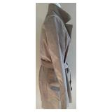 Isda & Co Beige Suede Belted Coat - Size M, Side Pockets