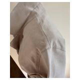 Isda & Co Beige Suede Belted Coat - Size M, Side Pockets