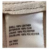 Isda & Co Beige Suede Belted Coat - Size M, Side Pockets