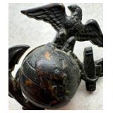 USMC Eagle Globe & Anchor Hat Badge Insignia 1-1/2" Screw Back
