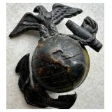 USMC Eagle Globe & Anchor Hat Badge Insignia 1-1/2" Screw Back