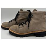 Marc Fisher Issy Suede Beige Leather Lace-up Boots - Size 9M
