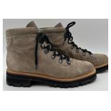 Marc Fisher Issy Suede Beige Leather Lace-up Boots - Size 9M