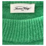 American Vintage Knit Sweater - Kelly Green - XS/S