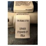 AGOLDE Stella Denim Shorts - High Rise, 26 Waist, 100% Organic Cotton, Made in Turkey
