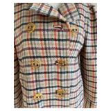 Adorable Marc Jacobs Plaid Tweed Jacket - Size M